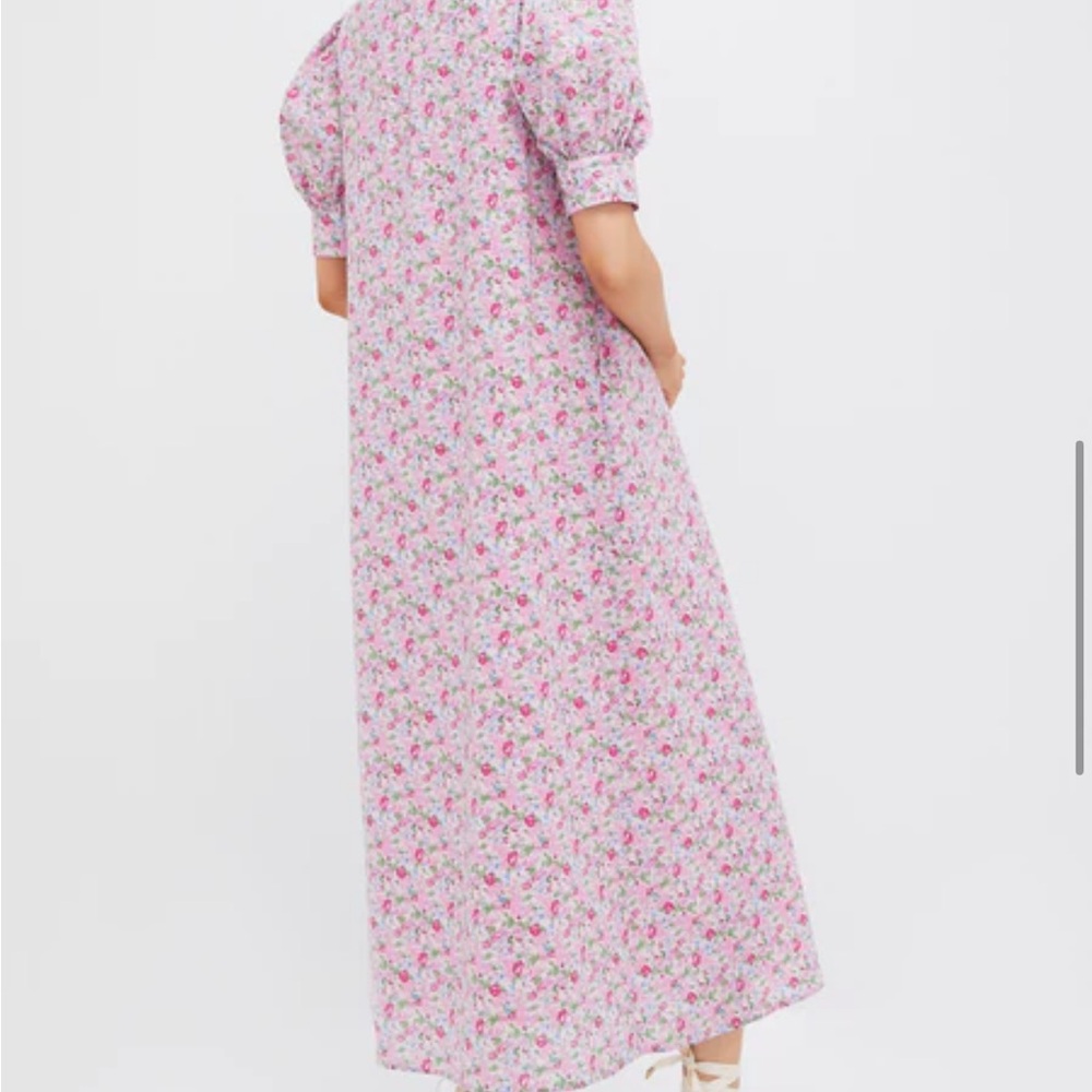HYACINTH HOUSE

Pink Multi Ruffle Collar Louisa Maxi Dress
